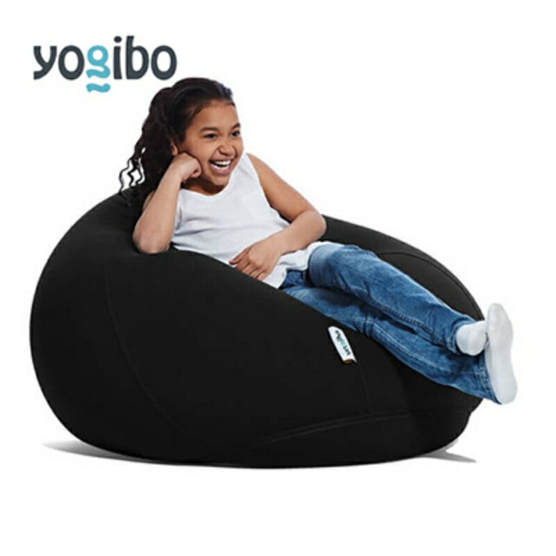 【ふるさと納税】Yogibo Drop ( ヨギボー ドロップ ) ブラック [ インテリア 寝具 ファッション ]　お届け：約2週間後発送予定(大型連休除く)