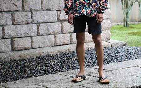 茶人 SA-05 スムース革/ブラック Mサイズ