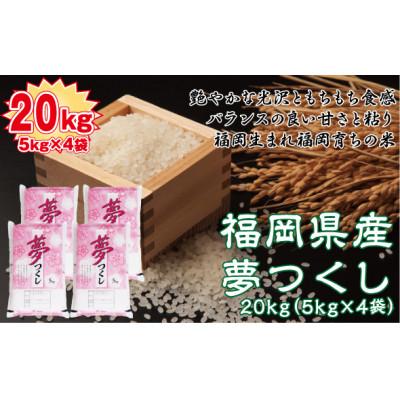 ふるさと納税 那珂川市 令和4年産　福岡県産夢つくし20kg(5kg×4)(那珂川市) | 
