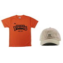 【ふるさと納税】定番のオレンジTシャツ（LLサイズ）＆選手考案のキャップセット | 衣料 ファッション 人気 おすすめ 送料無料