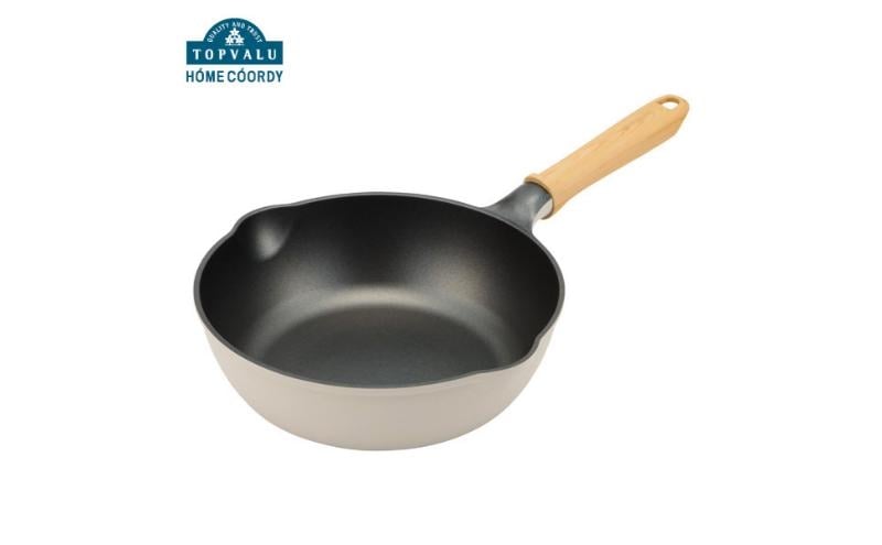 
            ホームコーディ　ガス火対応　ダイヤモンドコーティング　軽量フライパン　24cm　深型 イオンリテール 調理　料理 [№5346-2431]
          