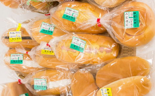 ■6ヵ月連続お届け【定期便6回】北海道 豊浦 おまかせパン14個セットA  TYUO011