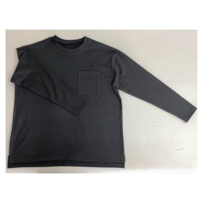 ふるさと納税 泉大津市 アウトドア専用　桐糸Tシャツ　『kiriT』(キリティー)#3ブラック　Lサイズ　長袖