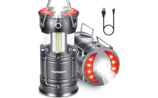 LEDランタン　グレー