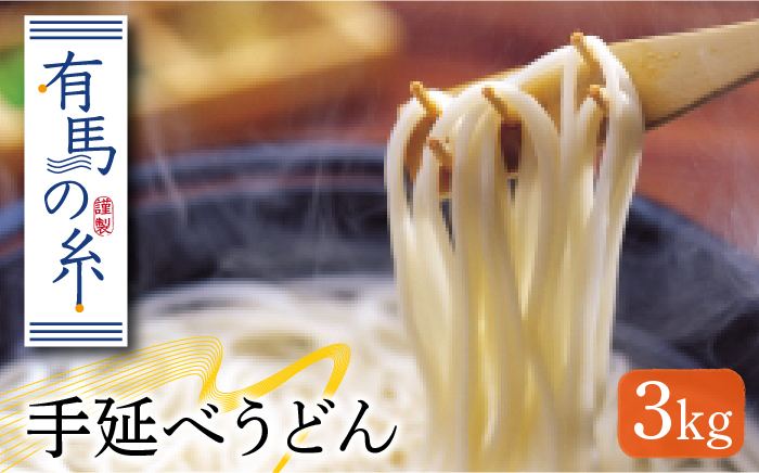 
            有馬の糸 手延べうどん 3kg / うどん ウドン 饂飩 うどん ウドン ウドン 細麺 / 南島原市 / 竹市製麺 [SBT002]
          