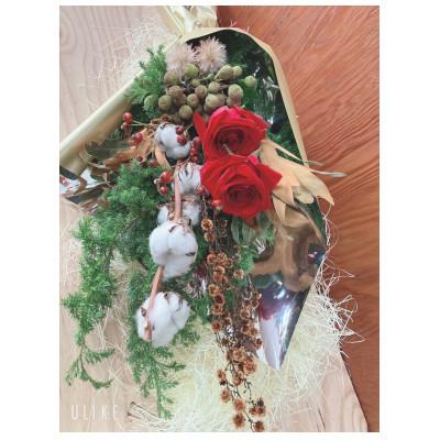 ふるさと納税 小山市 【Mサイズ】季節にあったお花をお届け!店長セレクトドライフラワー |  | 02