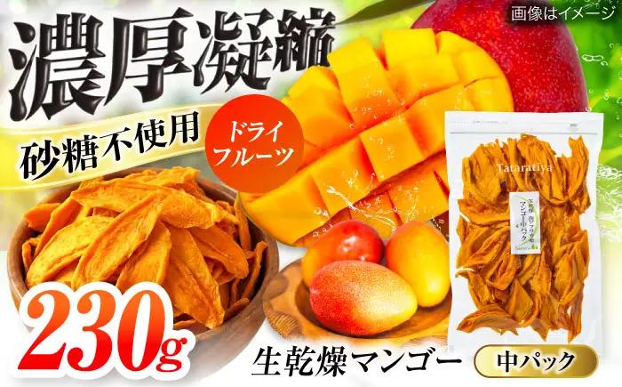生乾燥南アフリカ産マンゴー中パック230g【多々楽達屋】砂糖不使用 ドライフルーツ 無添加 たたらちや tataratiya   [MAD016]
