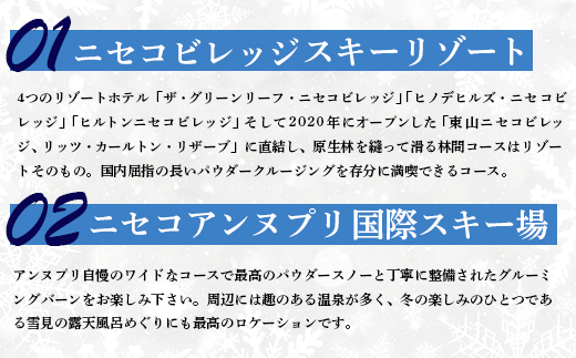 ニセコ全山共通リフト券（All Mt.Pass）1日券（5枚）ニセコアンヌプリ・ニセコビレッジ引換専用【3500402】