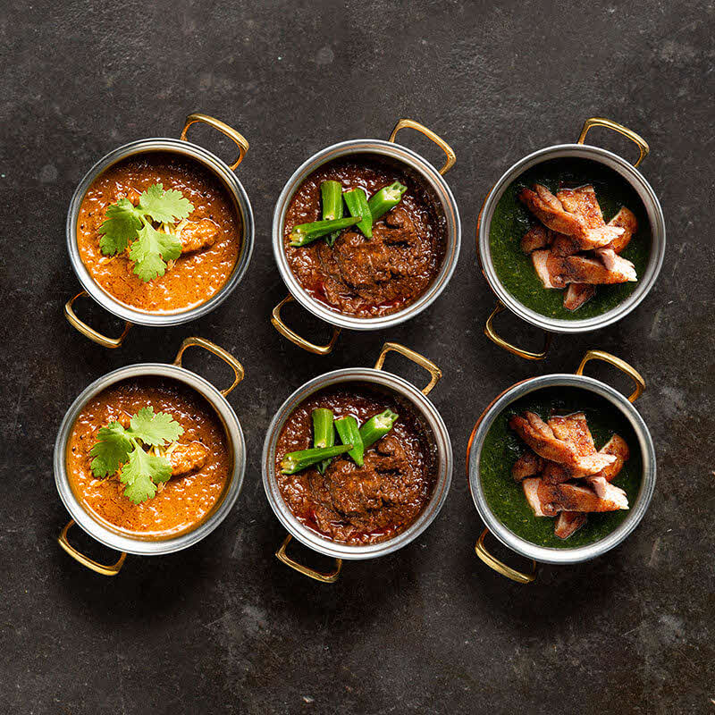 【ふるさと納税】CARVAAN カレー＆タジンセット 加工品 惣菜 冷凍 チキンカレー 　お届け：発注後、2週間程度 HNNAL002