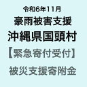 【ふるさと納税】【令和6年11月沖縄奄美地方豪雨被害支援緊急寄附受付】沖縄県国頭村災害応援寄附金（返礼品はありません）