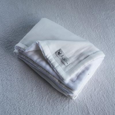 ふるさと納税 橋本市 cotton snow 6重ガーゼとコットンパイルのリバーシブル ブランケット ホワイト |  | 01