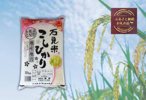 150266【令和6年産／お米定期便／12ヵ月】しまね川本こしひかり10kg(計120kg）