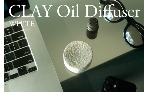 オイルディフューザー Clay Oil Diffuser (WHITE) 瑞浪市 / 織部製陶 インテリア 雑貨 陶磁器 [AZAO009]
