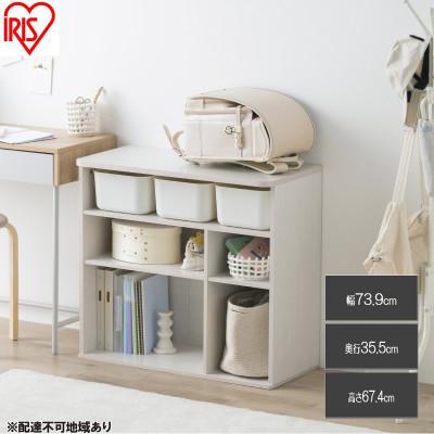 ふるさと納税 大河原町 収納棚 ラウンドシェルフ スタンダードタイプ ホワイト アイリスオーヤマ[53753085]