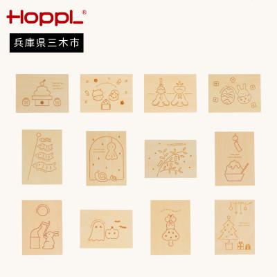 ふるさと納税 三木市 HOPPL(ホップル)オリジナル商品　こよみプレート(12か月セット)