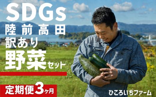 【定期便3ヶ月】農家のおすそわけ（訳アリ）野菜便【 農家 野菜詰め合わせ 野菜 詰め合わせ セット 訳あり 】RT1890-3-1