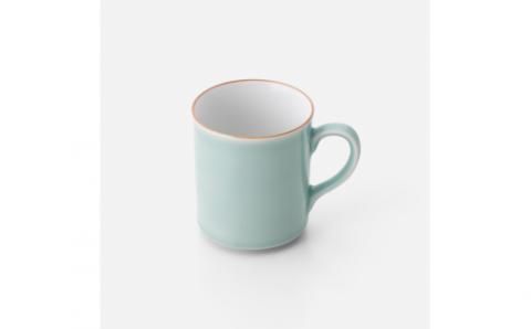 【伊万里焼】青磁口錆掛分けマグカップ 2個セット H716