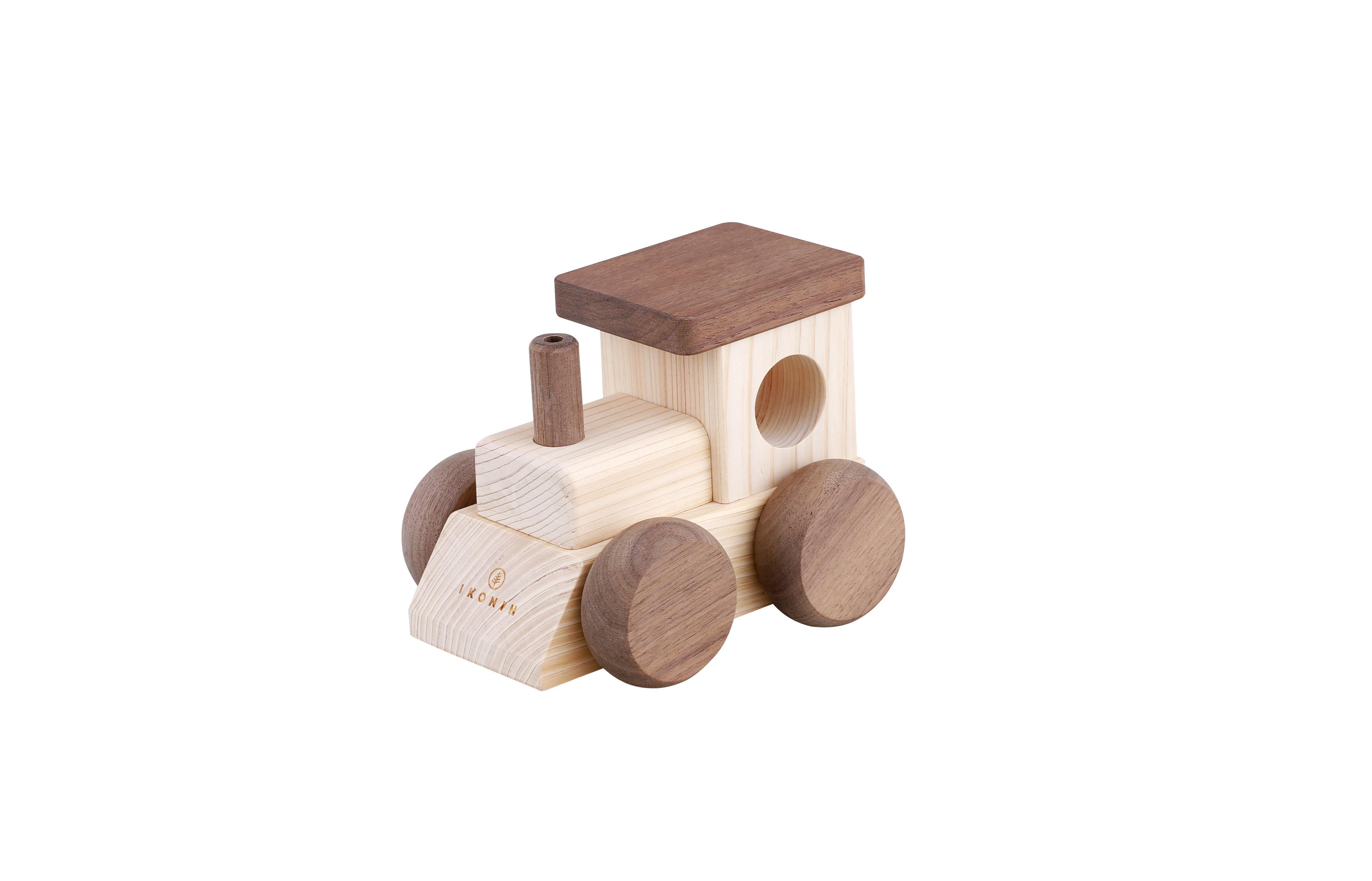 国産檜 おもちゃ IKONIH／アイコニー オルゴールトレイン 303446_DS90014