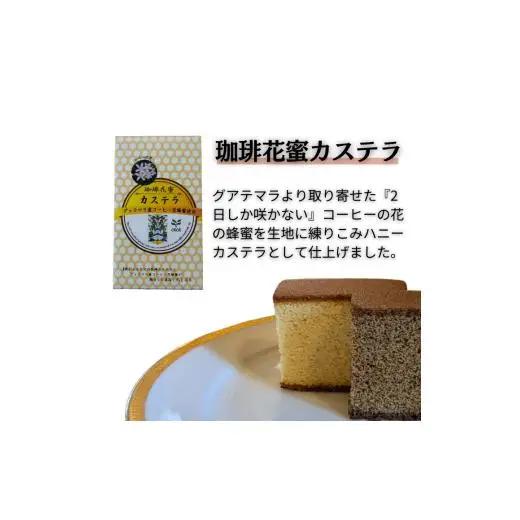 ジャパンバリスタチャンピオンシップ優勝者のいる珈琲専門店の自家焙煎コーヒー（DP）とカステラのセット【つくば市×牛久市×龍ケ崎市×利根町共通返礼品】