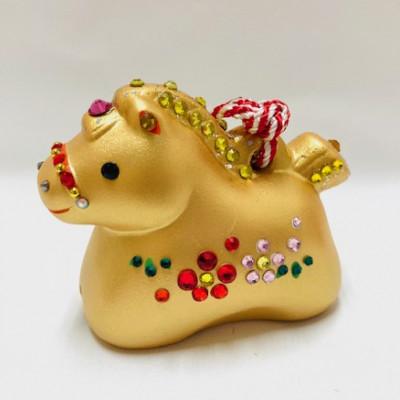 ふるさと納税 中間市 2026年度金運丙午金馬マスコット土鈴