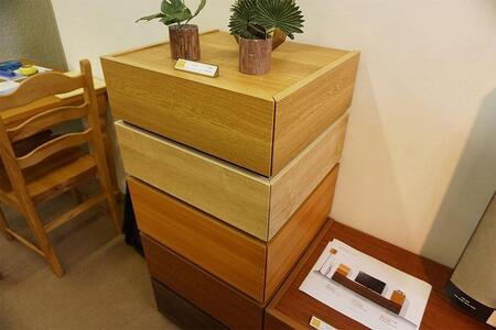 【幅47.6 奥行42.8 高さ102.3】モダニカ48-5チェスト