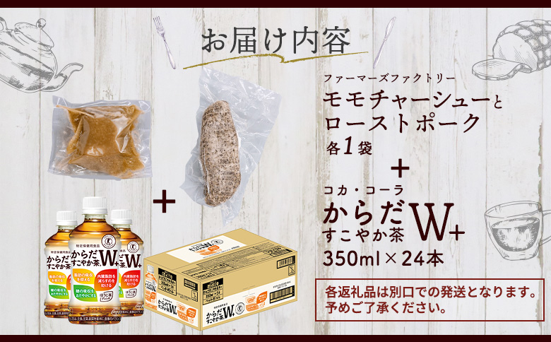 モモチャーシュー＆ローストポークとからだすこやか茶のセット【C99011】
