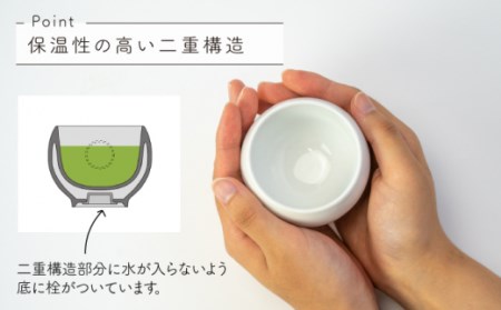 肥前吉田焼comotティーセット3点(泡瓶1煎茶2) NAU019 