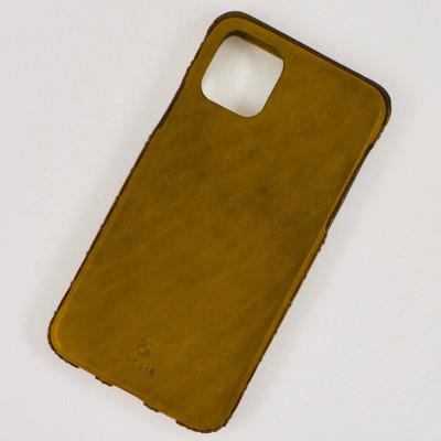 ふるさと納税 七尾市 【iPhone14用】本革ケース・チョコ