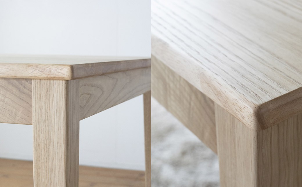 くりのスマートダイニング栗色 （幅160cm・国産栗材）