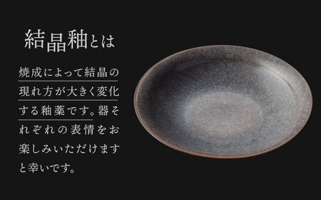 【美濃焼】 24.5cm プレート ブラック ペア 「咲」 【多治見トレーディング/隠れ窯】 食器 皿 シック[TEG007]