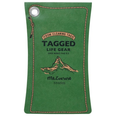 耐洗紙メモ、ノート【TAGGED　LIFEGEAR】　6種類セット(L)×2【1328381】