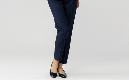 レピウスの白衣 【レディースボトムス】スクラブパンツ リンクル (カラー：ネイビー、サイズ：M)