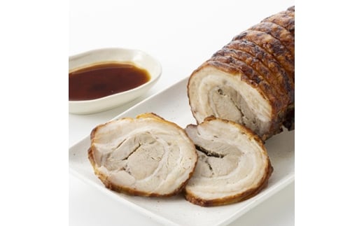 肉のプロが作った秘伝の味　手作りジューシーバラ焼豚 カナダ産　400g×1本【1637247】