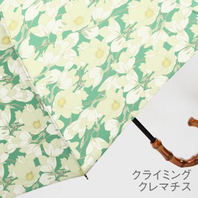 ふるさと納税 東大阪市 EMILY BURNINGHAM 晴雨兼用スライドショート傘 [クライミングクレマチス] |  | 03