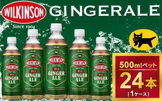 ウィルキンソン タンサン ジンジャーエール ペットボトル　500ml ×24本（1ケース）| 炭酸水 炭酸 辛口　刺激,強め　強炭酸　　酒のみらい　mirai