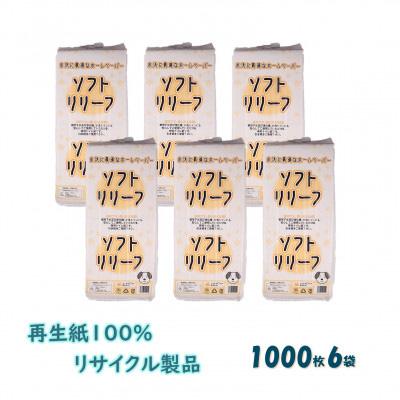 ふるさと納税 美濃市 【2ヵ月毎定期便】ちり紙【リリーフ】1000枚x6袋 全3回 |  | 01