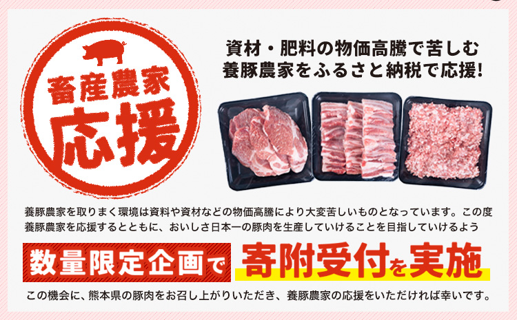 ＼畜産農家応援／豚肉 うまか ポーク バラエティ セット 4.5kg 豚肉 しゃぶしゃぶ 切り落とし 《11月出荷予定》 豚ロース バラ 豚バラ スライス 以上 定期便 真空 お楽しみセット 不揃い 