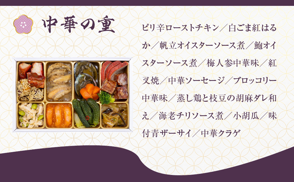【京都しょうざん】「和洋中」二段三重 3人前｜京都 老舗料亭 本格おせち 人気おせち［ 京都 老舗料亭 本格おせち 3段 3人 グルメ 京料理 人気 おすすめ 2026 正月 お祝い お取り寄せ 通販