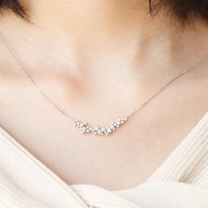 PT ダイヤモンドネックレス　S-5743  ネックレス ダイヤモンド ジュエリー アクセサリー  プラチナ