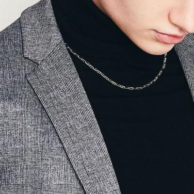 ふるさと納税 魚津市 Pt850 ミラーノ(ロング小豆)  ネックレス 50cm 約12g |  | 03