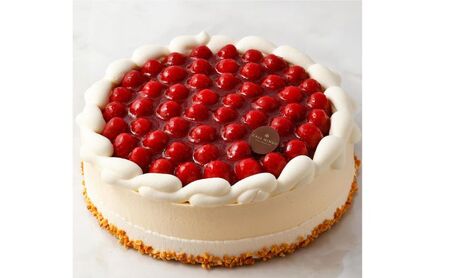 洋菓子店カサミンゴーの高級洋菓子シュス木苺レアチーズケーキ20cm  菓子／チーズケーキ いちご イチゴ 