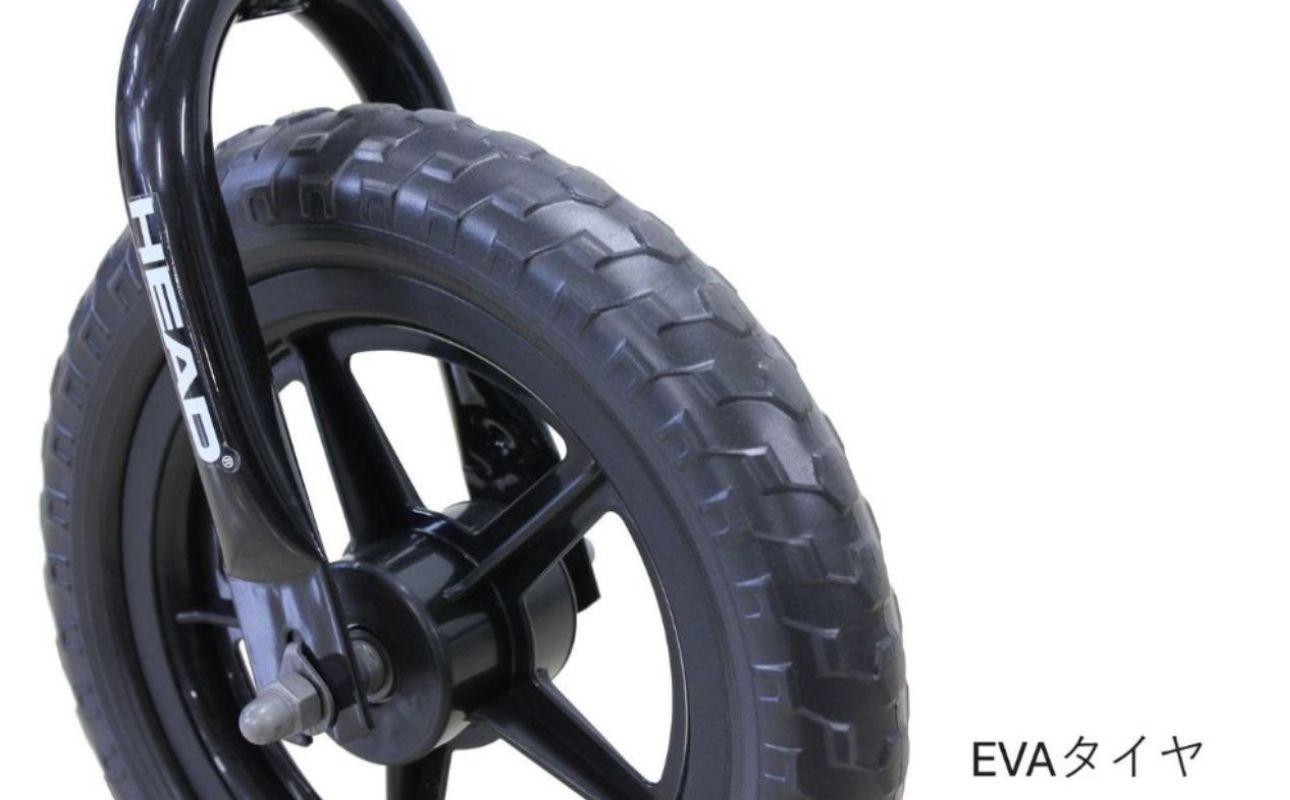 キックバイク HEAD バランスバイク 80〜100cm 2〜5歳  ブルー 空気入れ不要 EVAタイヤ ブレーキ付き スタンド付き トレーニング 12インチ プレゼント ギフト 子供用自転車｜武田産