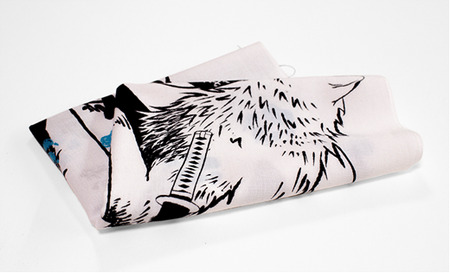 調布 新選組 手拭い | 和季 雑貨 日用品 てぬぐい 手ぬぐい 調布 東京 近藤勇 壬生浪士 狼 おおかみ オオカミ 