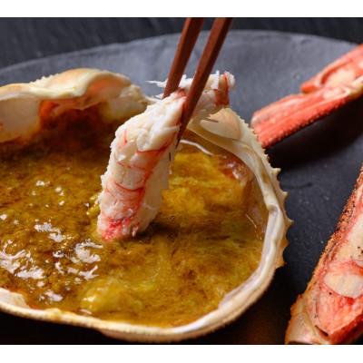 ふるさと納税 京丹後市 魚政の松葉ガニ地鍋セット 中サイズ4人用 セイコガニの甲羅盛り4ケ付き(11月〜12月発送)焼きカニ |  | 02