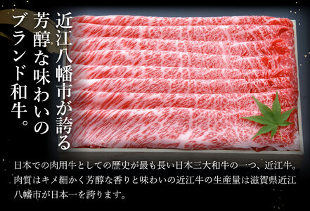 【PRキャンペーン対象】近江牛 しゃぶしゃぶ 肩ロース 500g 【AF06W】 牛肉 近江牛