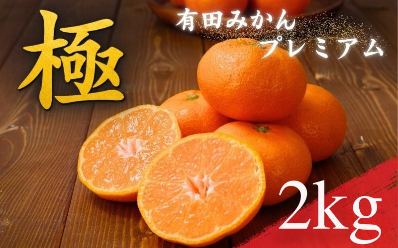 
                  有田みかん 極 プレミアム 2kg (2S～Lサイズ) 光センサー選別【nuk004-p-2B】
                