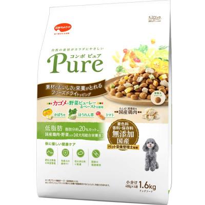 ふるさと納税 袋井市 コンボ ピュア ドッグ 低脂肪 1.6kg×8袋