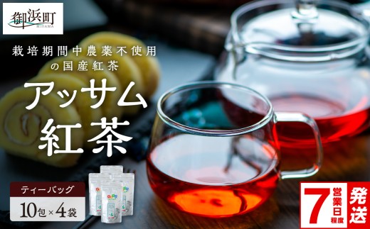 〈入金確認～7営業日発送〉珍しい！国産アッサム紅茶（パック）【紅茶 茶葉 アッサム アッサム紅茶 アッサムティー 国産 ティーバッグ スピード発送 栽培期間内農薬不使用 自然発酵 自然な甘み あっさり アッサムTea21 三重県 御浜町】