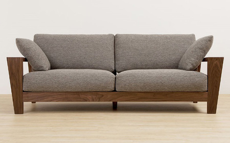No.829-10 （ウォールナット）AUTHENTICITY SOFA E GR（グレー）