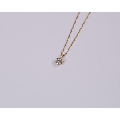 ふるさと納税 甲府市 【甲府ジュエリー】K18　ダイヤ　0.03ct　ネックレス(73305823) |  | 01